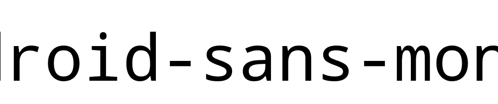 Droid Sans Mono