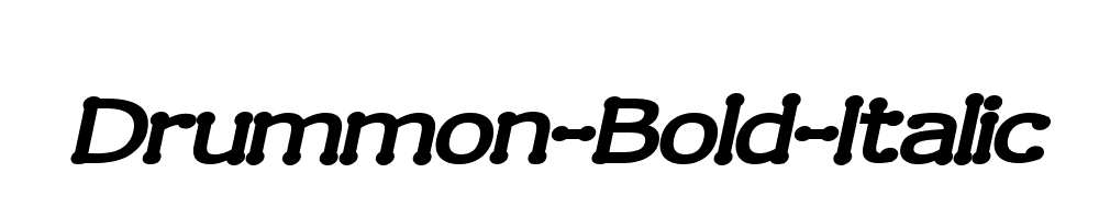 Drummon-Bold-Italic