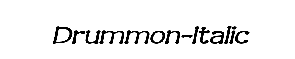 Drummon-Italic