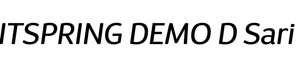  DEMO D Sari Italic