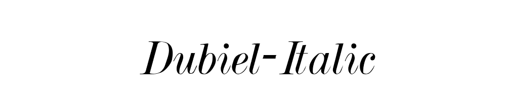 Dubiel-Italic