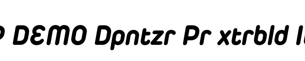 FSP DEMO Dpntzr Pr xtrbld Italic