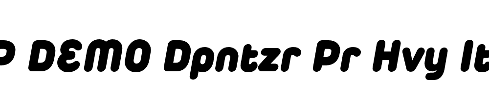 FSP DEMO Dpntzr Pr Hvy Italic