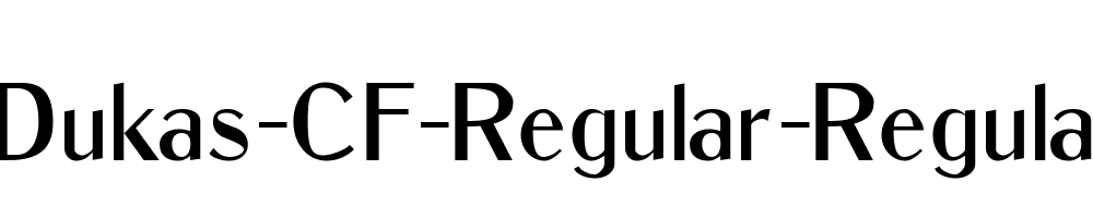 Dukas-CF-Regular-Regular