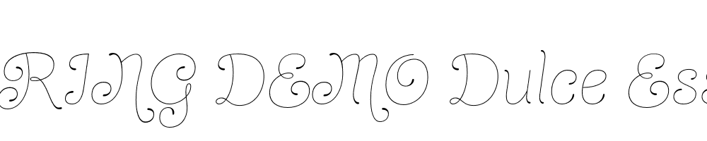  DEMO Dulce Essential Italic