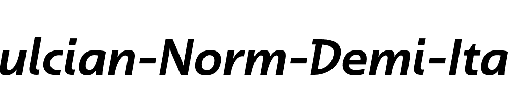 Dulcian-Norm-Demi-Italic