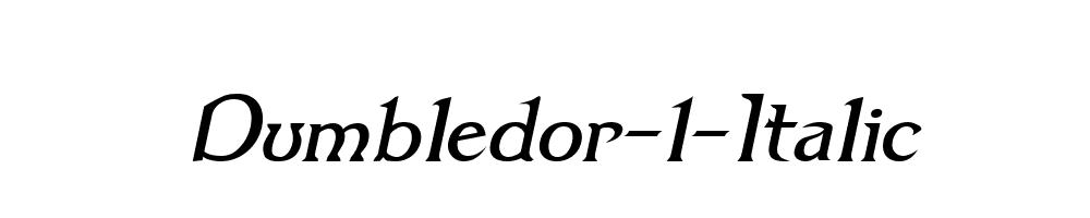 Dumbledor-1-Italic