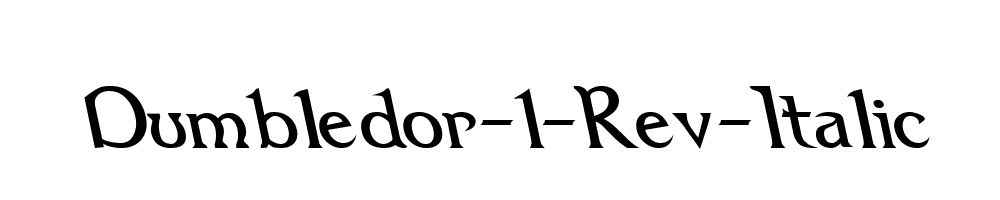 Dumbledor-1-Rev-Italic