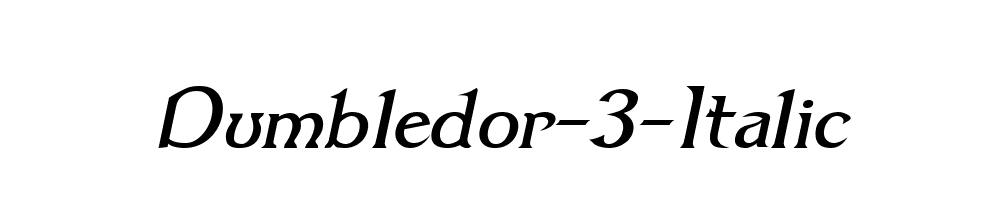 Dumbledor-3-Italic