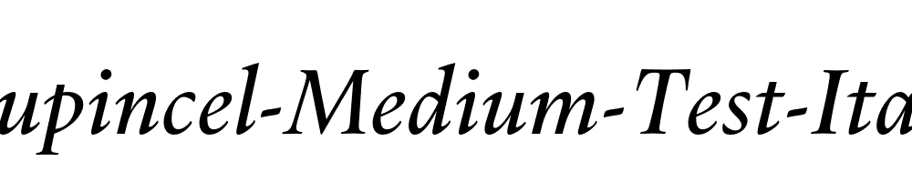 Dupincel-Medium-Test-Italic