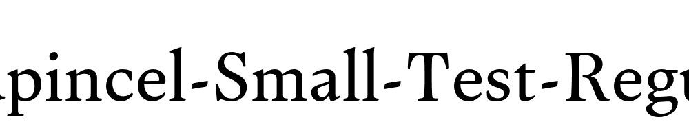 Dupincel-Small-Test-Regular