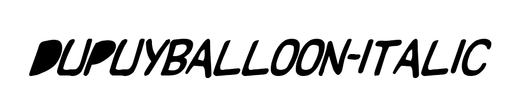 DupuyBALloon-Italic