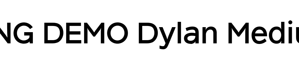  DEMO Dylan Medium Regular