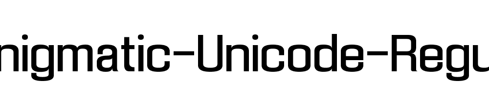 Enigmatic-Unicode-Regula