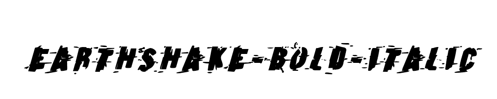 Earthshake-Bold-Italic