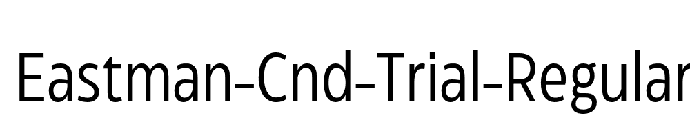 Eastman-Cnd-Trial-Regular