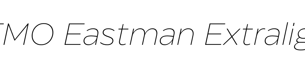 FSP DEMO Eastman Extralight Italic