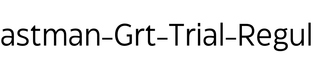 Eastman-Grt-Trial-Regular