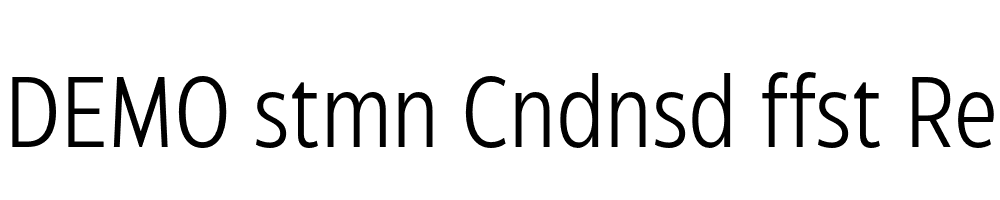 FSP DEMO stmn Cndnsd ffst Regular