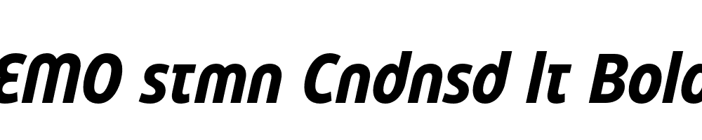 FSP DEMO stmn Cndnsd lt Bold Italic