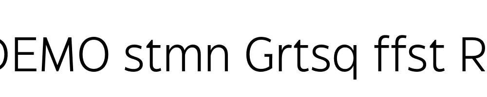 FSP DEMO stmn Grtsq ffst Regular