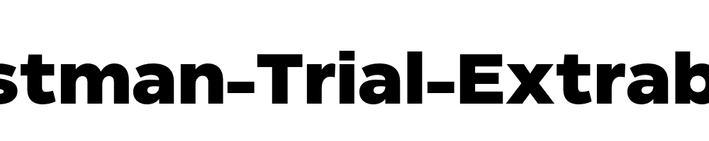 Eastman-Trial-Extrabold