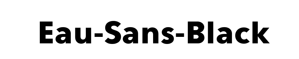 Eau-Sans-Black