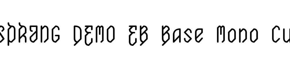  DEMO EB Base Mono Cursive