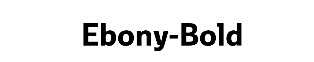 Ebony-Bold