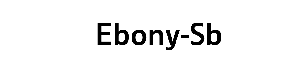 Ebony-Sb