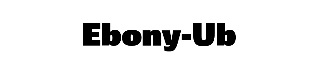 Ebony-Ub