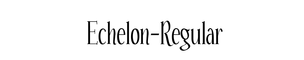 Echelon-Regular