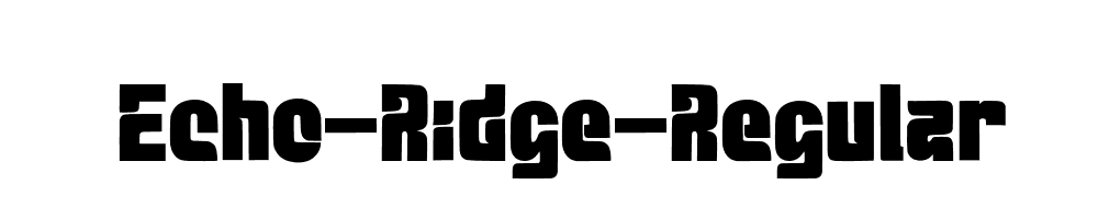 Echo-Ridge-Regular