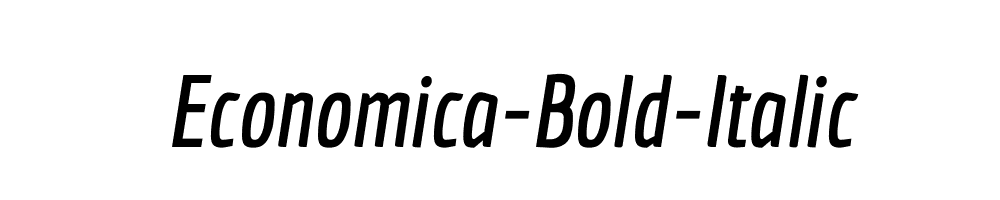 Economica-Bold-Italic