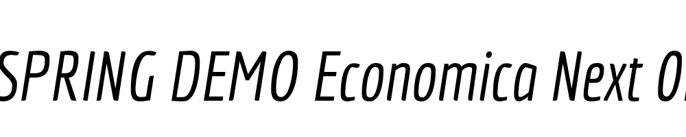  DEMO Economica Next 02 Italic