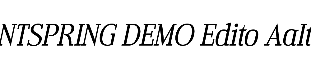  DEMO Edito AaItalic