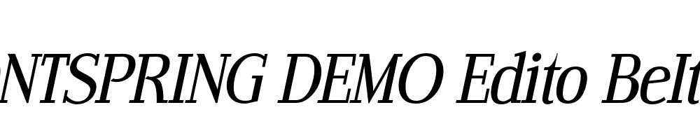  DEMO Edito BeItalic