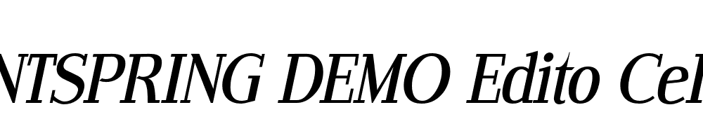  DEMO Edito CeItalic