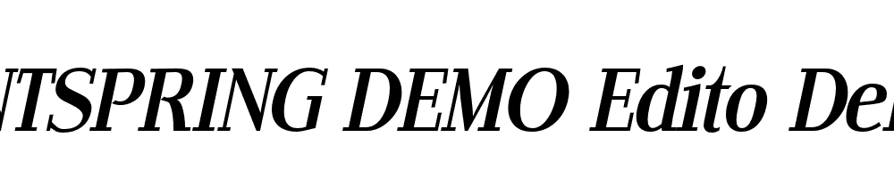  DEMO Edito DeItalic