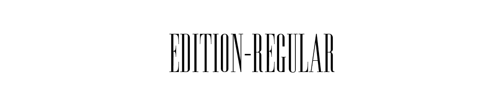 Edition-Regular