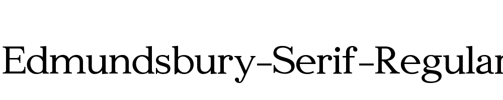 Edmundsbury-Serif-Regular