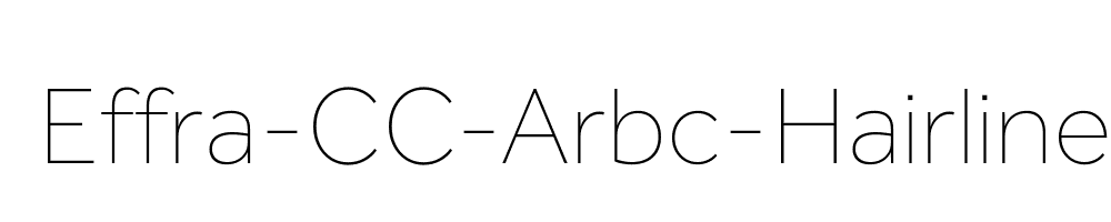 Effra-CC-Arbc-Hairline