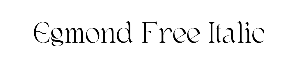 Egmond-Free-Italic