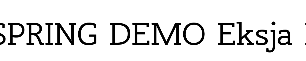  DEMO Eksja Regular