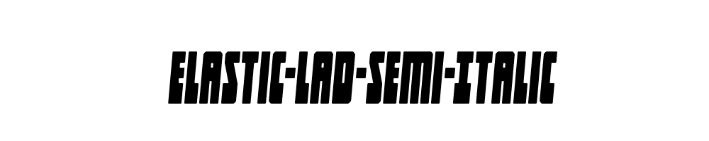 Elastic-Lad-Semi-Italic