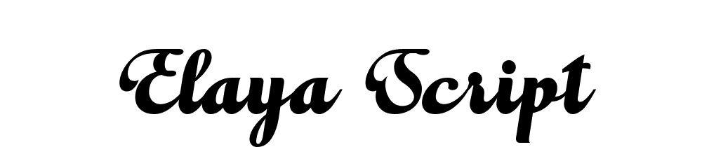 Elaya Script