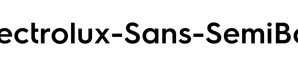 Electrolux-Sans-SemiBold