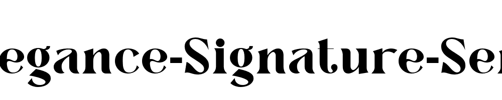 Elegance-Signature-Serif