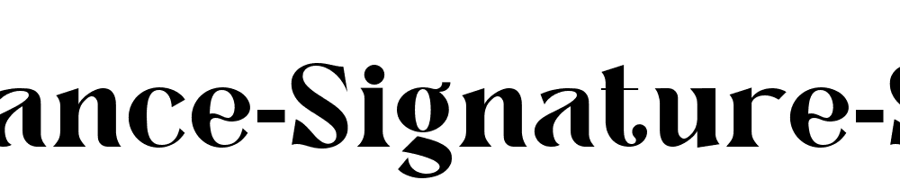 Elegance Signature Serif