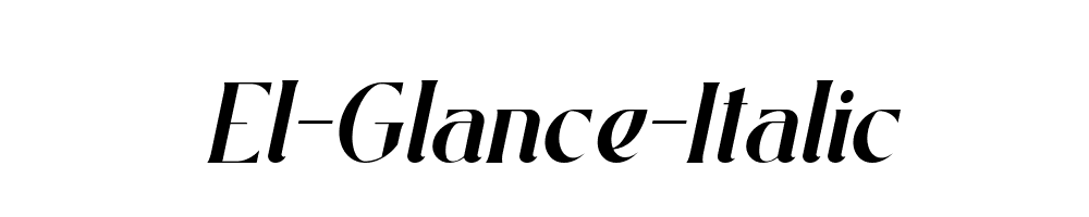 El-Glance-Italic